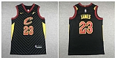 Cavaliers 23 Lebron James Black Nike Swingman Jersey,baseball caps,new era cap wholesale,wholesale hats